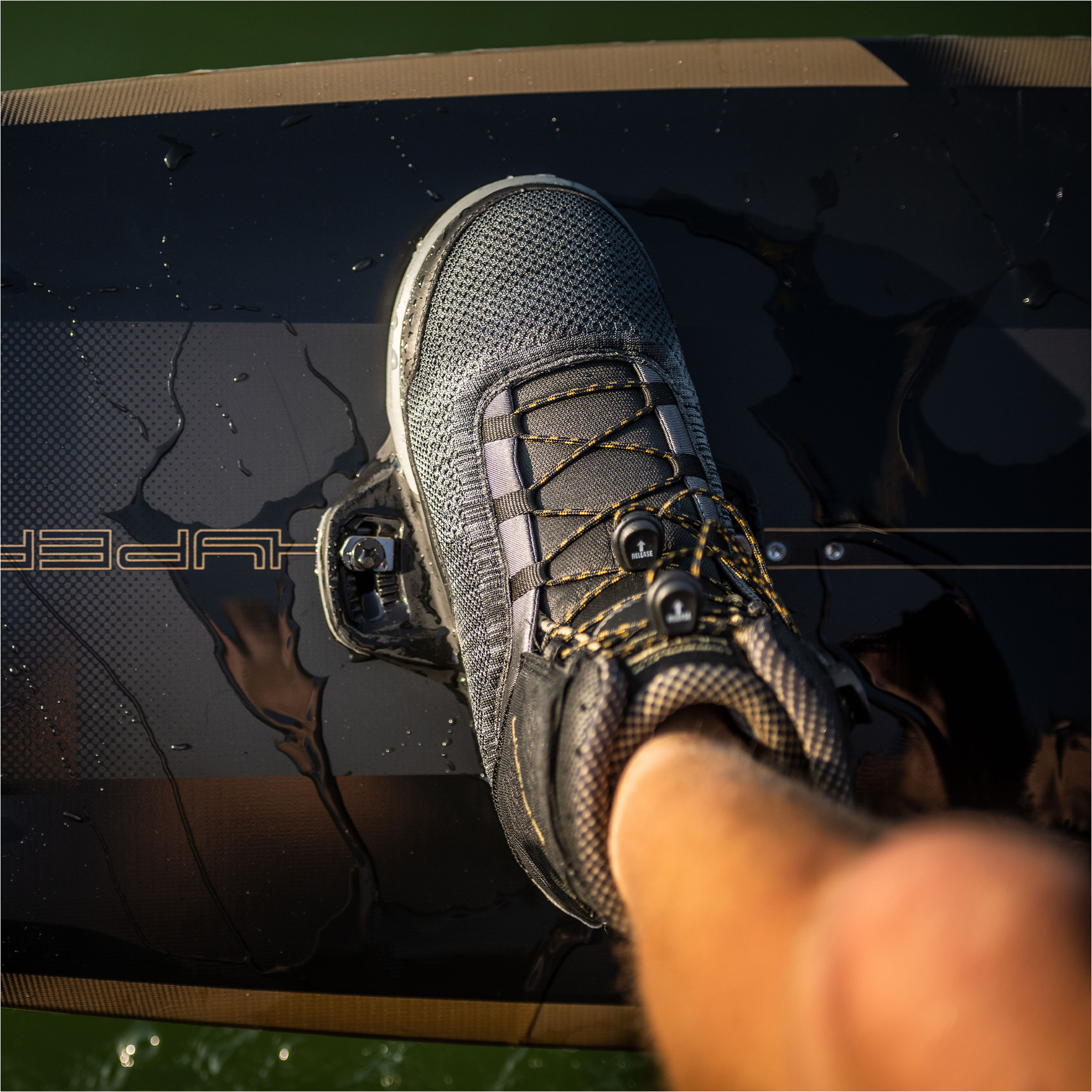 2023 Hyperlite Ultra Wakeboard Bindings H23BUL Black Boardsports